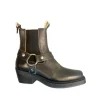 Pavement Dusty Buckle Two-Tone Boots Black Matte