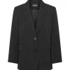 Pieces PCKamil LS Loose Blazer Noos Black