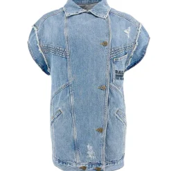 Ball BASerafina Denim Waistcoat Vintage Medium Blue