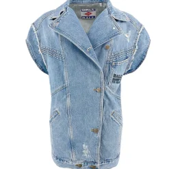 Ball BASerafina Denim Waistcoat Vintage Medium Blue