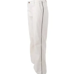 Black Colour BCBox Line Pant Off White