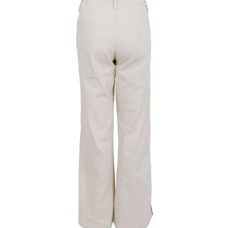 Black Colour BCBox Line Pant Off White
