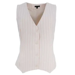Black Colour BCChicago Tailored Vest Off-White