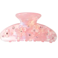 Black Colour BCHope Rhinestone Hair Claw Lyserød