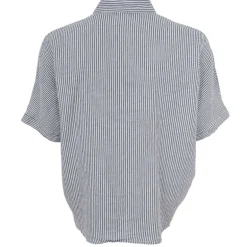 Black Colour BCMelina Linen Wing Shirt Grå