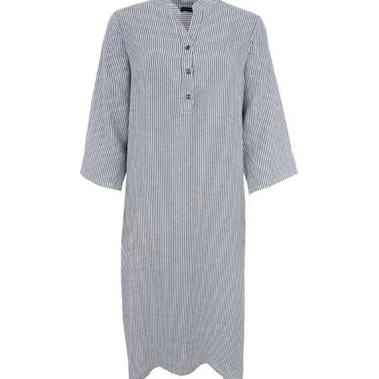 Black Colour BCMelina Linen Shirt Dress Grå