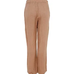 Black Colour BCMelina Wide Linen Pant Mørk Sand