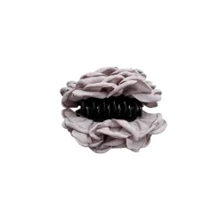 Black Colour BCVilla Mega Flower Hair Claw Lt. Grey