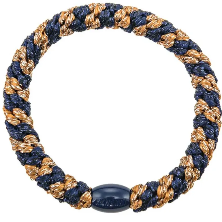 Bon Dep Kknekki 5584 Cognac Glitter Navy Flitter Stripe