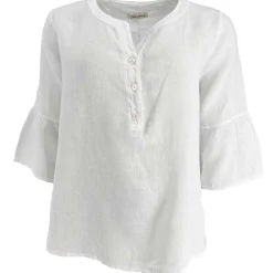 Cabana Living Ermist 6598 Linen Blouse Hvid