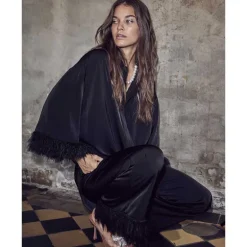 Co Couture AdnaCC Feather Shirt Black