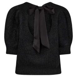 Co Couture CoralieCC Bow Rib Knit Black
