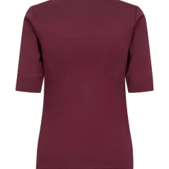 Co Couture GrannyCC SS Tee Burgundy
