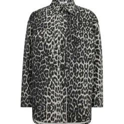 Co Couture LeoCC Denim Shirt Dark Grey