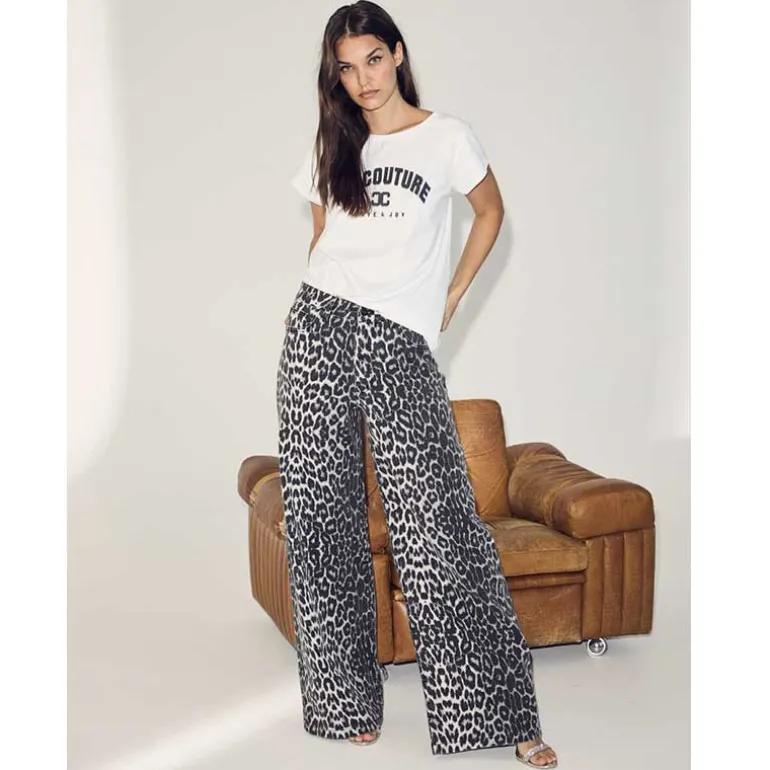 Co Couture LeoCC Wide Pant Grå