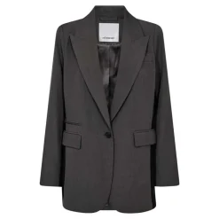 Co Couture LianeCC Panel Oversize Blazer Dark Grey