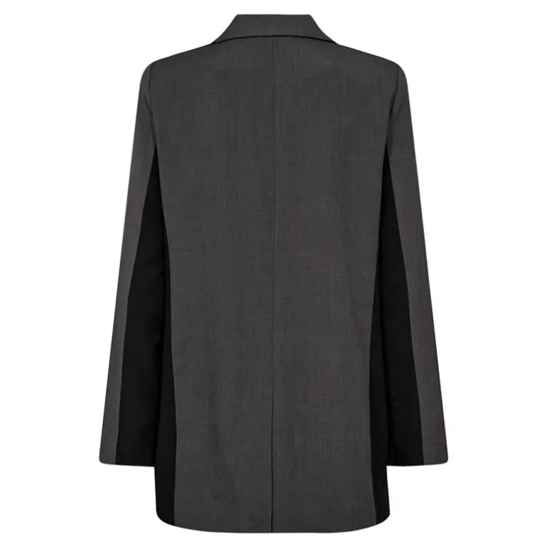 Co Couture LianeCC Panel Oversize Blazer Dark Grey
