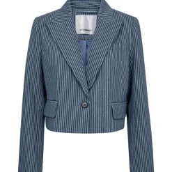 Co Couture NellieCC Stripe Blazer Blue