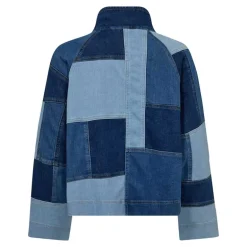 Co Couture PatchCC Denim Box Jacket Denim Blue