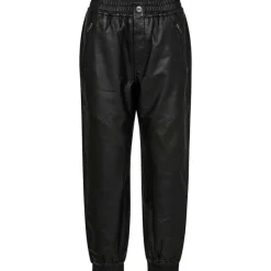 Co Couture PhoebeCC Leather Zip Joggers Black