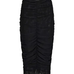 Co Couture ReaganCC Ruched Skirt Black