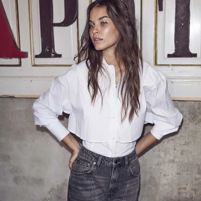 Co Couture SandyCC Double Layer Shirt White