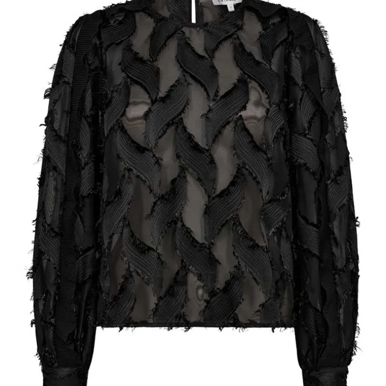 Co Couture SylvieCC Structure Blouse Black