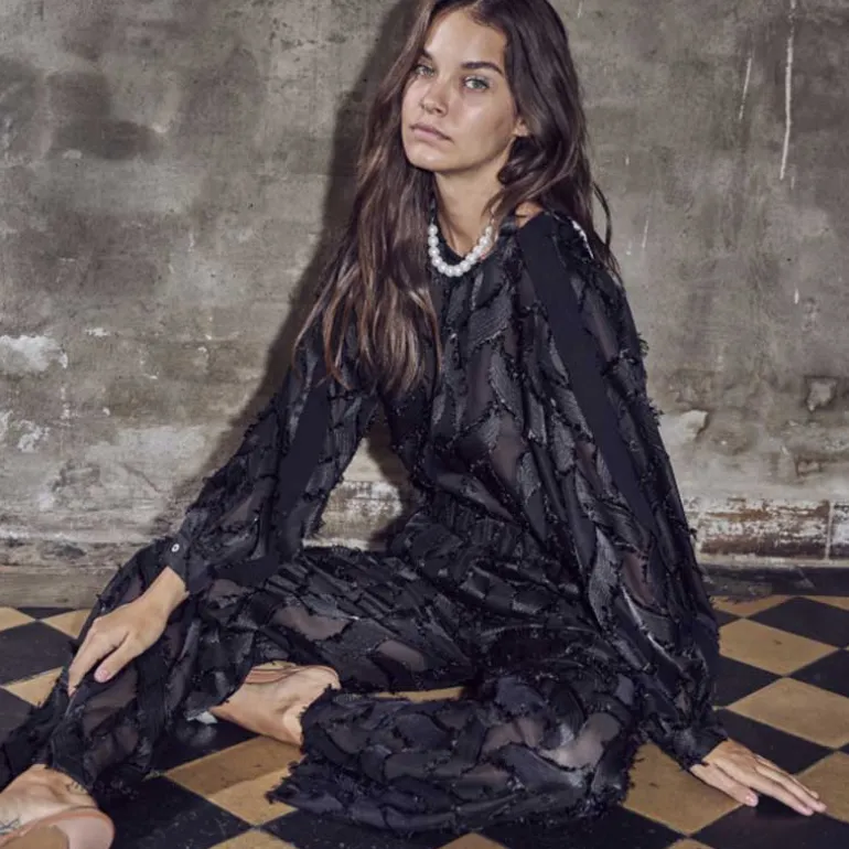 Co Couture SylvieCC Structure Blouse Black