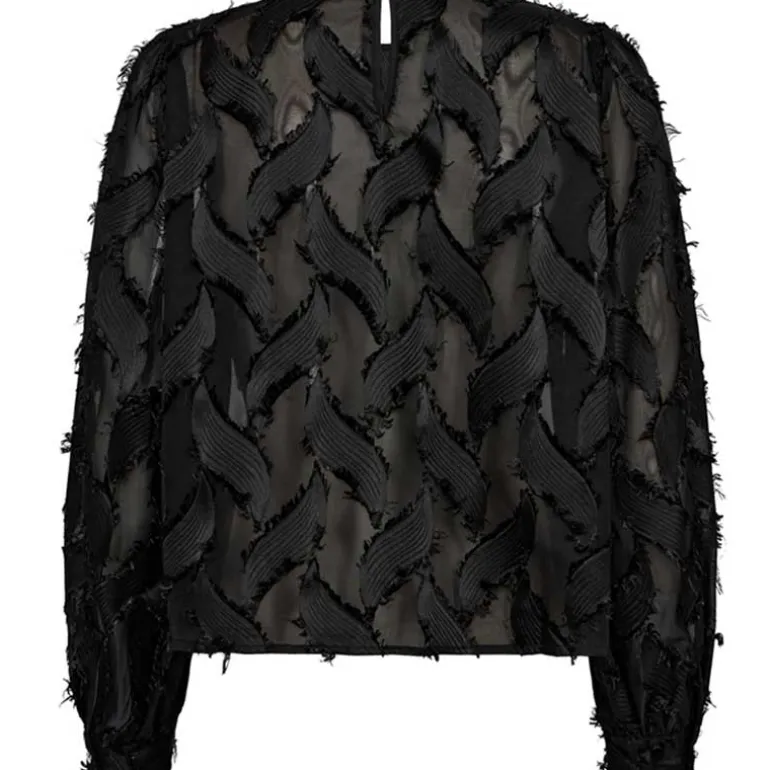 Co Couture SylvieCC Structure Blouse Black