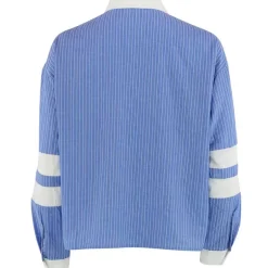 Continue 14720 Ally 21 Small Stripe Shirt Blue