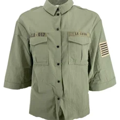 Continue Mili Vide Sleeve Shirt Army