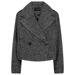 Copenhagen Muse CMElizzabeth Coat Black W. Off White