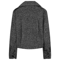 Copenhagen Muse CMElizzabeth Coat Black W. Off White