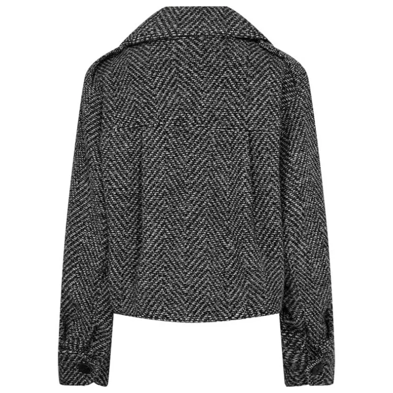 Copenhagen Muse CMElizzabeth Coat Black W. Off White