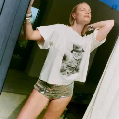 Copenhagen Muse CMMuse Tee With Print Jet Stream