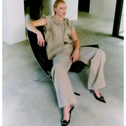 Copenhagen Muse CMNatuli Pants Oyster Gray