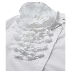Copenhagen Muse CMPleat Frill Shirt Bright White