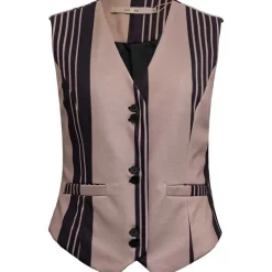 Costamani Cozzy Vest Black Stripe
