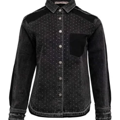 Costamani Denim Dot Shirt Grey Denim