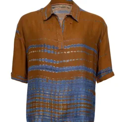 Costamani Hilton Blouse Royal Blue Mix