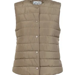 Coster Copenhagen Asta Quilted Vest Sand Olive
