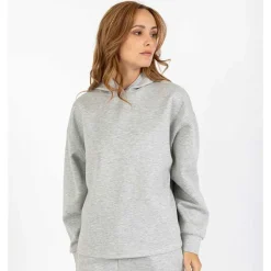 Coster Copenhagen Billie Sweat Hoodie Light Grey Melange