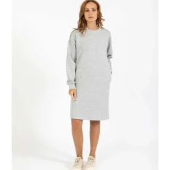 Coster Copenhagen Billie Sweat Dress Light Grey Melange