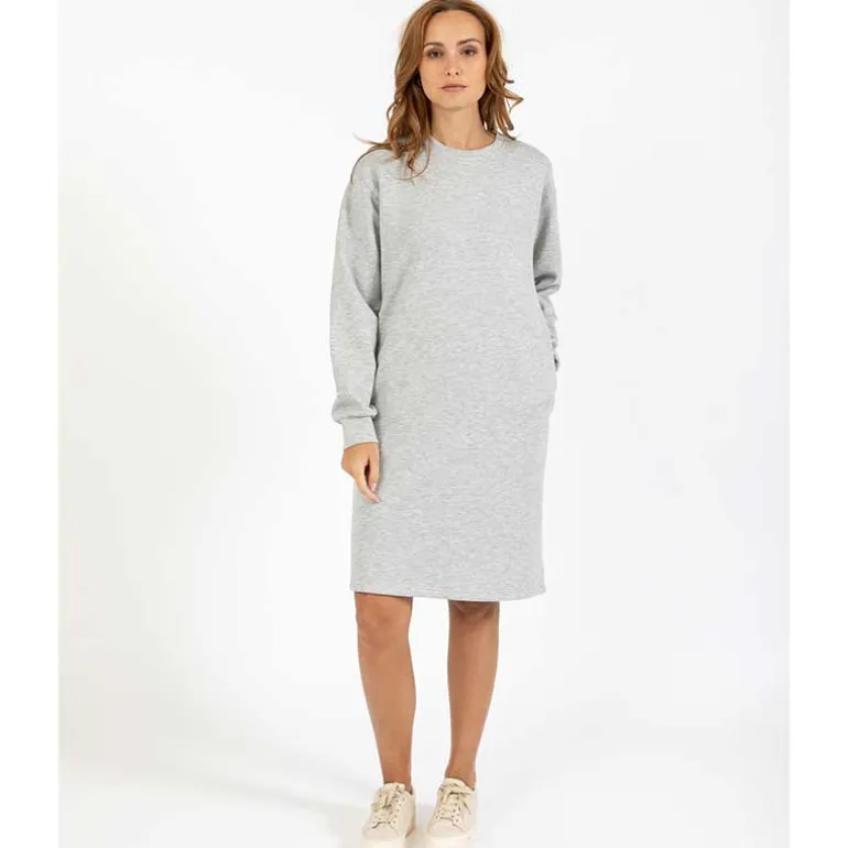 Coster Copenhagen Billie Sweat Dress Light Grey Melange