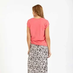 Coster Copenhagen CCH1100 Basic T-Shirt 637 Coral Paradise