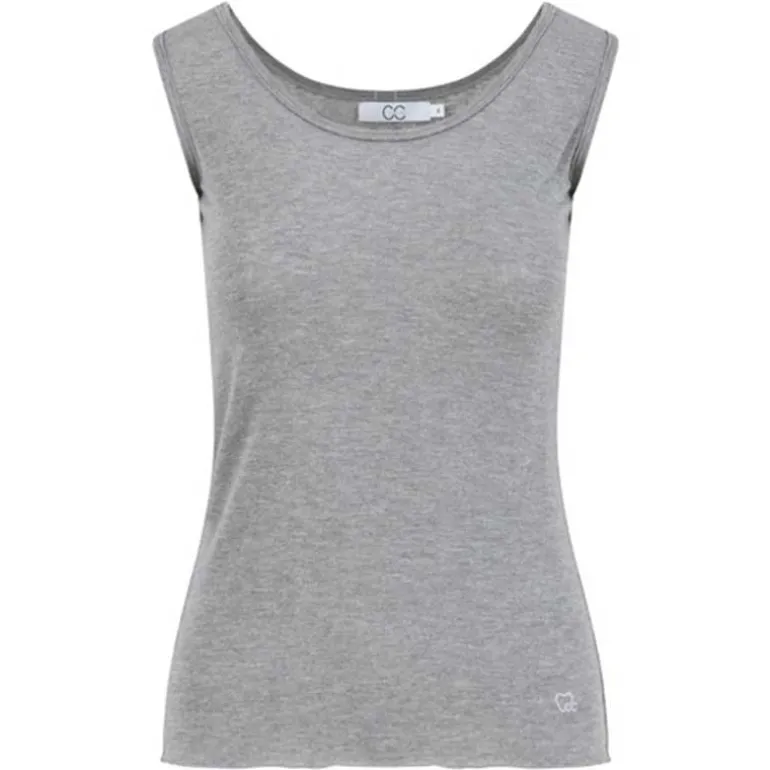 Coster Copenhagen CCH1018 Lana Wool Tanktop Grey Melange
