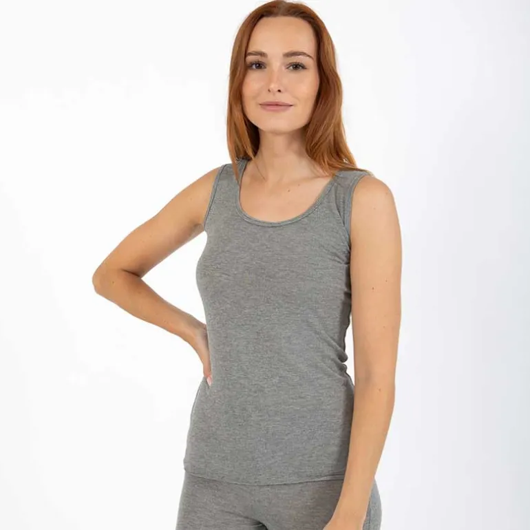 Coster Copenhagen CCH1018 Lana Wool Tanktop Grey Melange