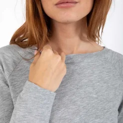 Coster Copenhagen CCH1106 Long Sleeve T-Shirt 129 Light Grey Melange