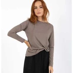 Coster Copenhagen CCH1106 Long Sleeve T-Shirt 383 Dark Mud