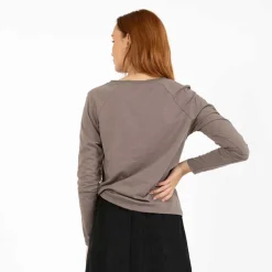 Coster Copenhagen CCH1106 Long Sleeve T-Shirt 383 Dark Mud